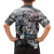 Malcolm X Family Matching Off The Shoulder Long Sleeve Dress and Hawaiian Shirt Quotes Dates and Black History Activist Theme - Wonder Print Shop