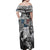 Malcolm X Family Matching Off Shoulder Maxi Dress and Hawaiian Shirt Quotes Dates and Black History Activist Theme - Wonder Print Shop