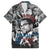 Malcolm X Family Matching Short Sleeve Bodycon Dress and Hawaiian Shirt Quotes Dates and Black History Activist Theme - Wonder Print Shop