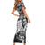 Malcolm X Family Matching Short Sleeve Bodycon Dress and Hawaiian Shirt Quotes Dates and Black History Activist Theme - Wonder Print Shop