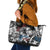 Malcolm X Leather Tote Bag Quotes Dates and Black History Activist Theme - Wonder Print Shop