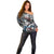 Malcolm X Off Shoulder Sweater Quotes Dates and Black History Activist Theme - Wonder Print Shop