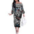 Malcolm X Off The Shoulder Long Sleeve Dress Quotes Dates and Black History Activist Theme - Wonder Print Shop