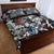 Malcolm X Quilt Bed Set Quotes Dates and Black History Activist Theme - Wonder Print Shop