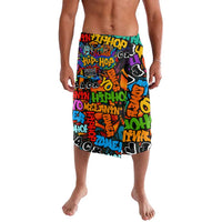 Hip Hop Graffiti Style Lavalava Black Melanin Text and Urban Street Art Design - Wonder Print Shop