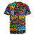 Hip Hop Graffiti Style Rugby Jersey Black Melanin Text and Urban Street Art Design - Wonder Print Shop