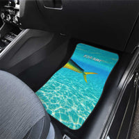 Mahi Mahi  Fishing Customize Name Car Mats Underwater Blue Background in Tropical Ocean Scene - Wonder Print Shop