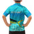 Mahi Mahi  Fishing Customize Name Family Matching Mermaid Dress and Hawaiian Shirt Underwater Blue Background in Tropical Ocean Scene - Wonder Print Shop