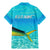 Mahi Mahi  Fishing Customize Name Family Matching Mermaid Dress and Hawaiian Shirt Underwater Blue Background in Tropical Ocean Scene - Wonder Print Shop