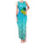 Mahi Mahi  Fishing Customize Name Family Matching Tank Maxi Dress and Hawaiian Shirt Underwater Blue Background in Tropical Ocean Scene - Wonder Print Shop