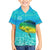 Mahi Mahi  Fishing Customize Name Family Matching Tank Maxi Dress and Hawaiian Shirt Underwater Blue Background in Tropical Ocean Scene - Wonder Print Shop
