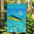 Mahi Mahi  Fishing Customize Name Garden Flag Underwater Blue Background in Tropical Ocean Scene - Wonder Print Shop