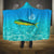 Mahi Mahi  Fishing Customize Name Hooded Blanket Underwater Blue Background in Tropical Ocean Scene - Wonder Print Shop