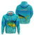 Mahi Mahi  Fishing Customize Name Hoodie Underwater Blue Background in Tropical Ocean Scene - Wonder Print Shop
