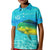 Mahi Mahi  Fishing Customize Name Kid Polo Shirt Underwater Blue Background in Tropical Ocean Scene - Wonder Print Shop