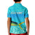 Mahi Mahi  Fishing Customize Name Kid Polo Shirt Underwater Blue Background in Tropical Ocean Scene - Wonder Print Shop