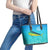 Mahi Mahi  Fishing Customize Name Leather Tote Bag Underwater Blue Background in Tropical Ocean Scene - Wonder Print Shop