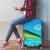 Mahi Mahi  Fishing Customize Name Luggage Cover Underwater Blue Background in Tropical Ocean Scene - Wonder Print Shop