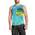 Mahi Mahi  Fishing Customize Name Men Tank Top Underwater Blue Background in Tropical Ocean Scene - Wonder Print Shop