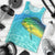 Mahi Mahi  Fishing Customize Name Men Tank Top Underwater Blue Background in Tropical Ocean Scene - Wonder Print Shop