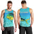 Mahi Mahi  Fishing Customize Name Men Tank Top Underwater Blue Background in Tropical Ocean Scene - Wonder Print Shop