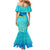 Mahi Mahi  Fishing Customize Name Mermaid Dress Underwater Blue Background in Tropical Ocean Scene - Wonder Print Shop