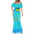 Mahi Mahi  Fishing Customize Name Mermaid Dress Underwater Blue Background in Tropical Ocean Scene - Wonder Print Shop
