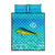 Mahi Mahi  Fishing Customize Name Quilt Bed Set Underwater Blue Background in Tropical Ocean Scene - Wonder Print Shop