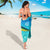 Mahi Mahi  Fishing Customize Name Sarong Underwater Blue Background in Tropical Ocean Scene - Wonder Print Shop