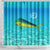 Mahi Mahi  Fishing Customize Name Shower Curtain Underwater Blue Background in Tropical Ocean Scene - Wonder Print Shop
