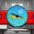 Mahi Mahi  Fishing Customize Name Spare Tire Cover Underwater Blue Background in Tropical Ocean Scene - Wonder Print Shop