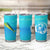 Mahi Mahi  Fishing Customize Name Tumbler Cup Underwater Blue Background in Tropical Ocean Scene - Wonder Print Shop