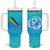 Mahi Mahi  Fishing Customize Name Tumbler With Handle Underwater Blue Background in Tropical Ocean Scene - Wonder Print Shop