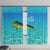 Mahi Mahi  Fishing Customize Name Window Curtain Underwater Blue Background in Tropical Ocean Scene - Wonder Print Shop