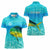 Mahi Mahi  Fishing Customize Name Women Polo Shirt Underwater Blue Background in Tropical Ocean Scene - Wonder Print Shop