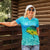Mahi Mahi  Fishing Customize Name Women Polo Shirt Underwater Blue Background in Tropical Ocean Scene - Wonder Print Shop