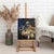 Walleye Fishing Skeleton Personalized Canvas Wall Art Grunge American Flag and Realistic Fish Graphic - Wonder Print Shop