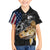 Walleye Fishing Skeleton Personalized Family Matching Off The Shoulder Long Sleeve Dress and Hawaiian Shirt Grunge American Flag and Realistic Fish Graphic - Wonder Print Shop