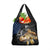 Walleye Fishing Skeleton Personalized Grocery Bag Grunge American Flag and Realistic Fish Graphic - Wonder Print Shop