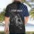 Walleye Fishing Skeleton Personalized Hawaiian Shirt Grunge American Flag and Realistic Fish Graphic - Wonder Print Shop