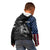 Walleye Fishing Skeleton Personalized Kid Hoodie Grunge American Flag and Realistic Fish Graphic - Wonder Print Shop