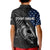Walleye Fishing Skeleton Personalized Kid Polo Shirt Grunge American Flag and Realistic Fish Graphic - Wonder Print Shop