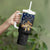 Walleye Fishing Skeleton Personalized Tumbler With Handle Grunge American Flag and Realistic Fish Graphic - Wonder Print Shop