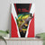 Bass Fishing Personalized Canvas Wall Art Bold Red and Black Lightning Pattern and Honeycomb Background - Wonder Print Shop