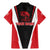 Bass Fishing Personalized Family Matching Mermaid Dress and Hawaiian Shirt Bold Red and Black Lightning Pattern and Honeycomb Background - Wonder Print Shop