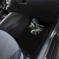 Largemouth Bass Fishing Scale Customize Name Car Mats Aggressive Bass Scaled Texture and Black Sporty - Wonder Print Shop