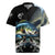 Largemouth Bass Fishing Scale Customize Name Rugby Jersey Aggressive Bass Scaled Texture and Black Sporty - Wonder Print Shop