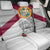 Florida State Flag Fishing Back Car Seat Cover Hook and Fish Sketch Graphic in Red and White Design - Wonder Print Shop