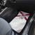 Florida State Flag Fishing Car Mats Hook and Fish Sketch Graphic in Red and White Design - Wonder Print Shop