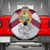 Florida State Flag Fishing Spare Tire Cover Hook and Fish Sketch Graphic in Red and White Design - Wonder Print Shop